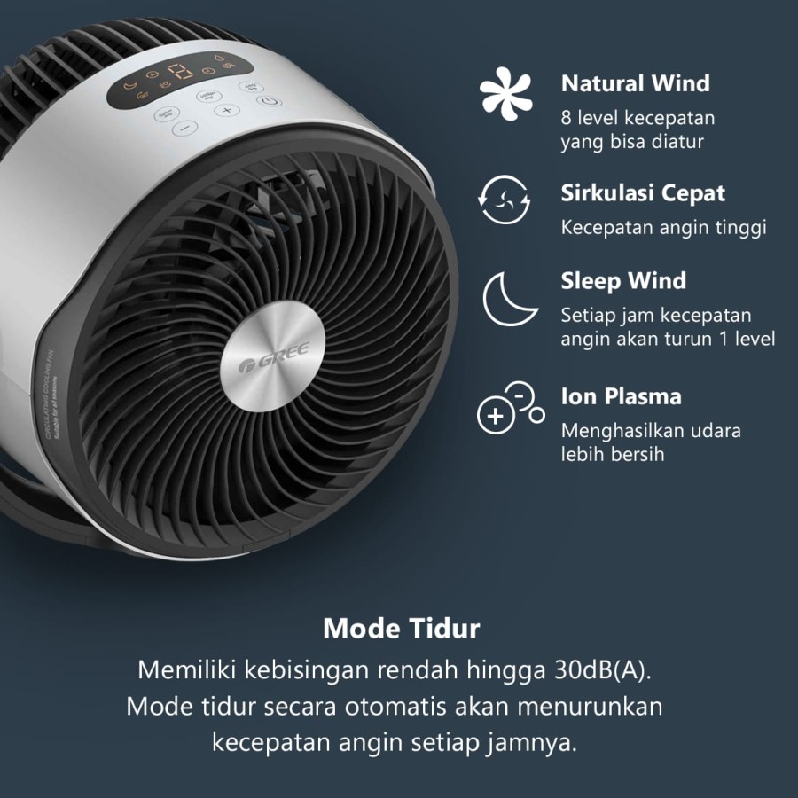 GREE Circulation Air Cooler dengan Generator Plasma - GCA-CIRCOOL25