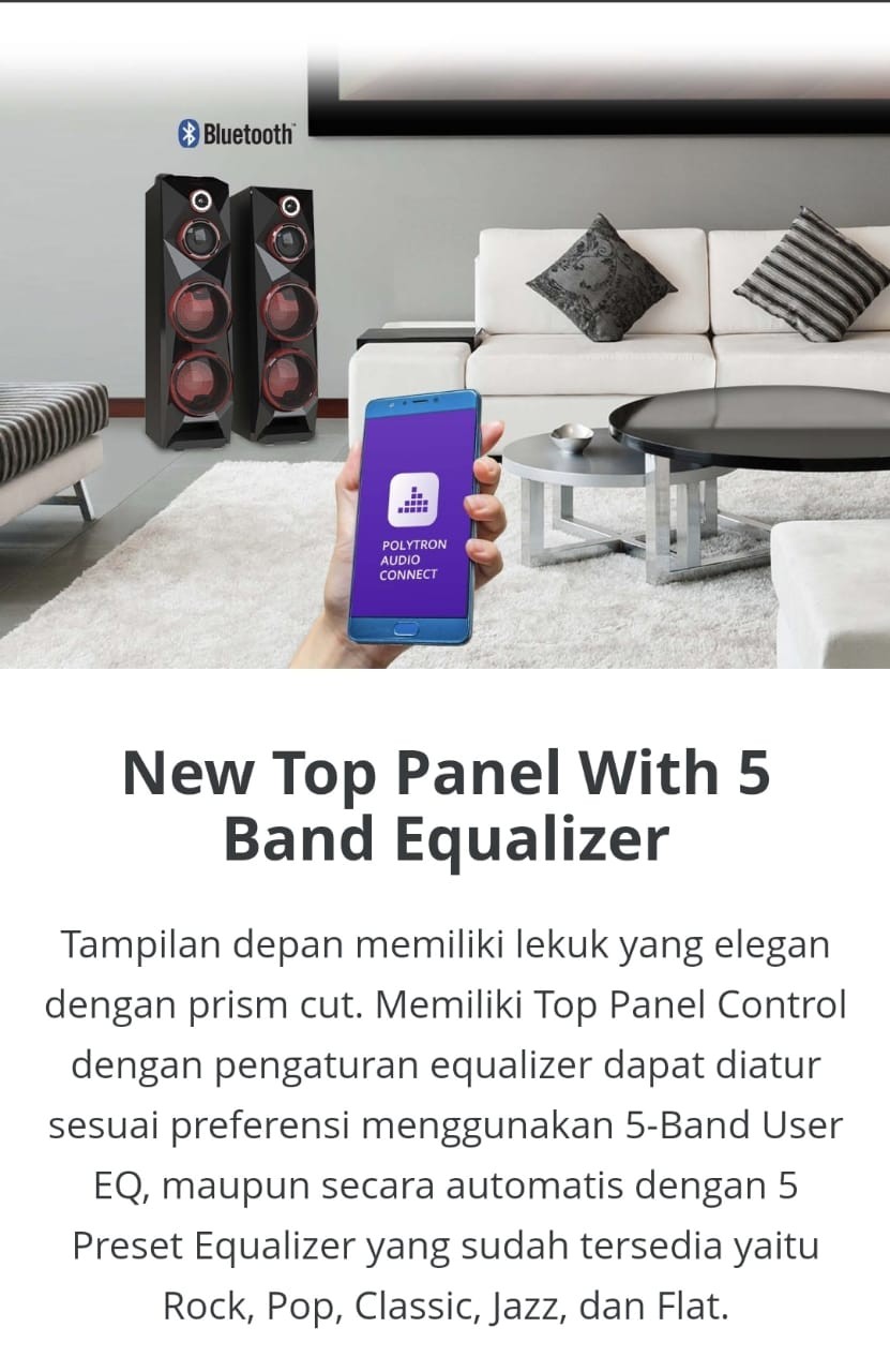 POLYTRON Active Speaker PAS 8C28 