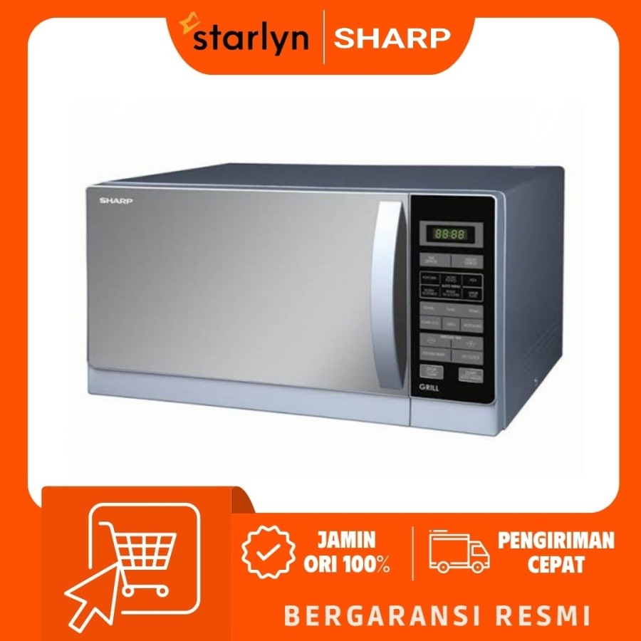 Microwave SHARP R-728 IN / SHARP R728 S/W/B Grill 25 Liter 1000w 