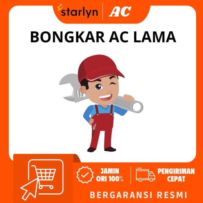 BONGKAR AC LAMA