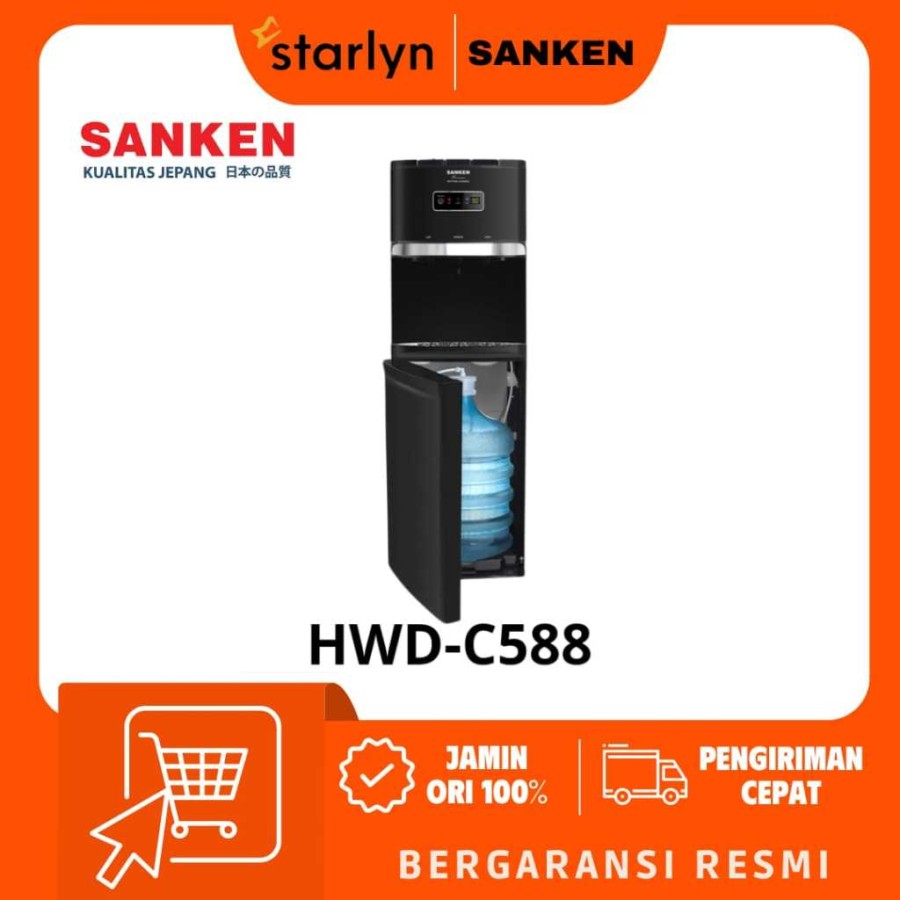 SANKEN Dispenser Galon Bawah HWD-C588 Xatria Pro Series