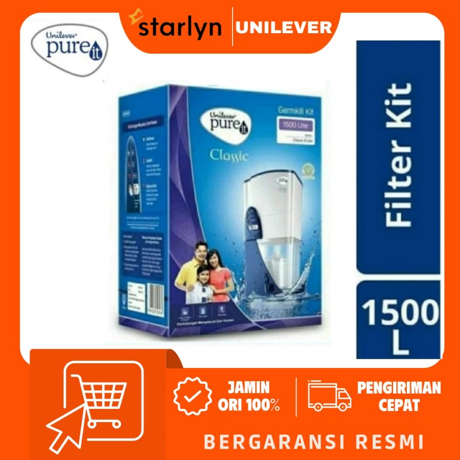 Refill Pureit Germkill Kit 1500 L Pure It Germ Kill GKK Classic 9L