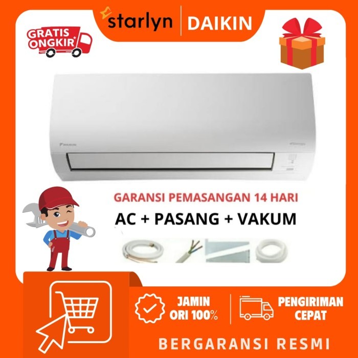 DAIKIN AC 1,5 PK FTKQ35UVM4 Inverter + PASANG / 11/2 PK FTKQ 35UVM4