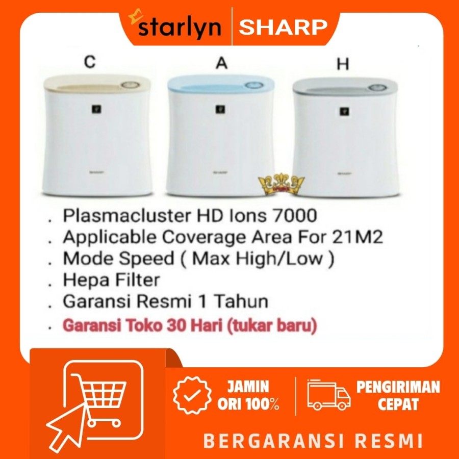 Air purifier sharp FP-F30Y-A/C/H