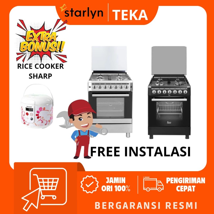 TEKA FREESTANDING COOKER FS66F 4G S/S
