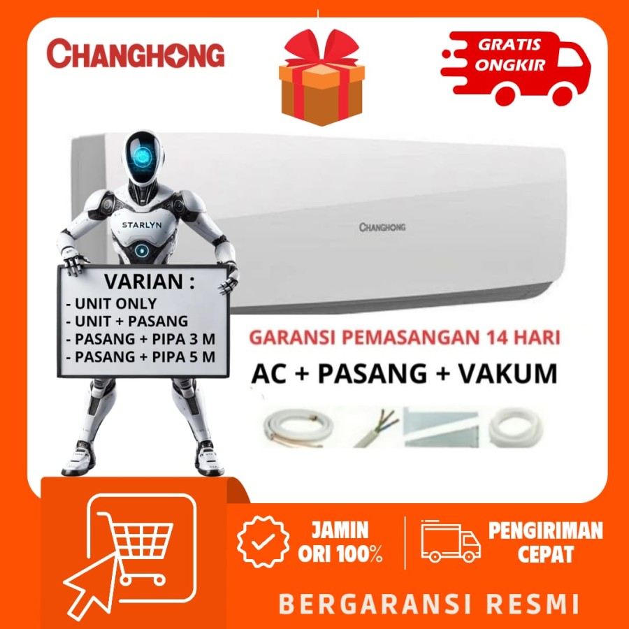CHANGHONG CSC 09NVB/09 NVB AC 1PK AC SPLIT 1 PK STANDARD CSC09NVB 