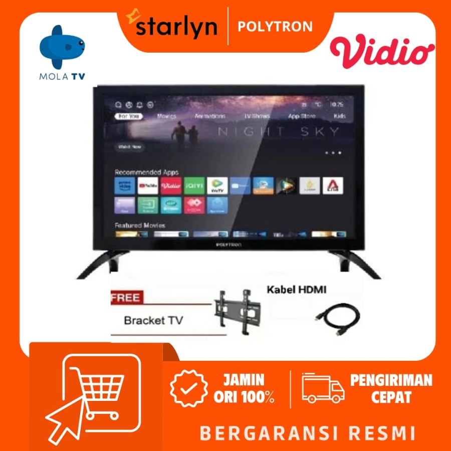 POLTYTRON LED Digital Smart TV 24 inch PLD 24CV1869 / PLD24CV1869