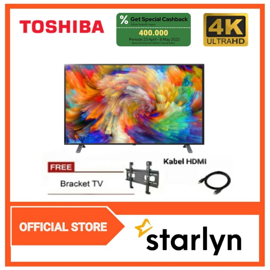 TOSHIBA 43C350KP 4K UHD HDR Smart Android TV 43 Inch 43C350