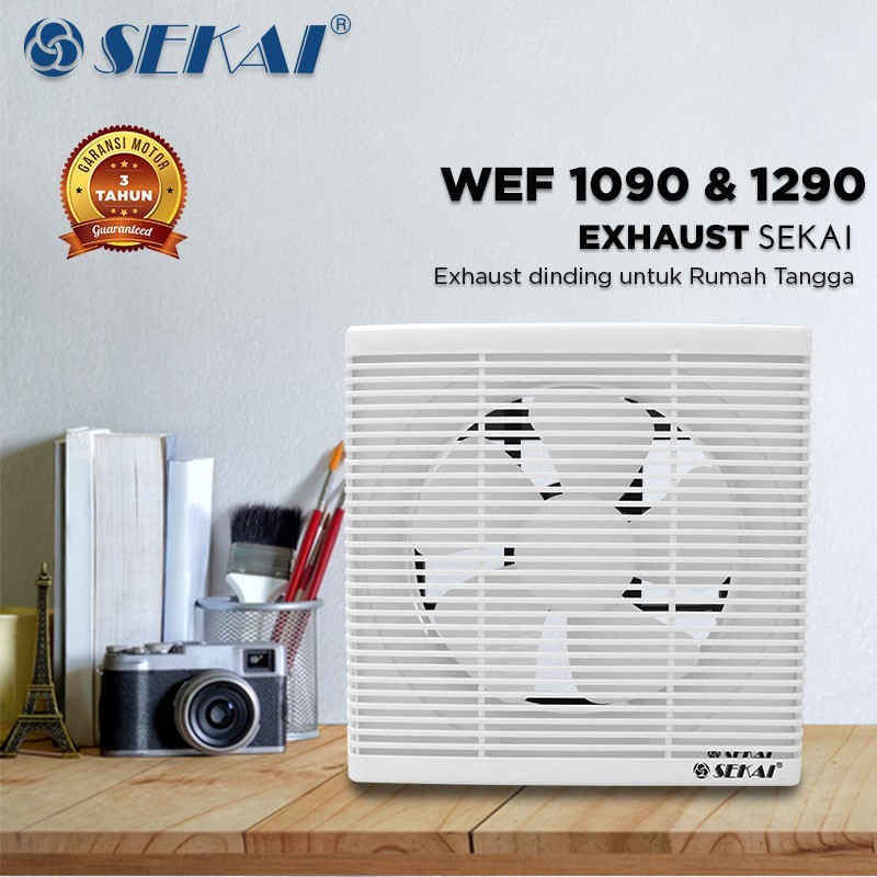 SEKAI Kipas Angin Dak Langit-Langit MVF1090 Exhaust Plafon MVF 1090