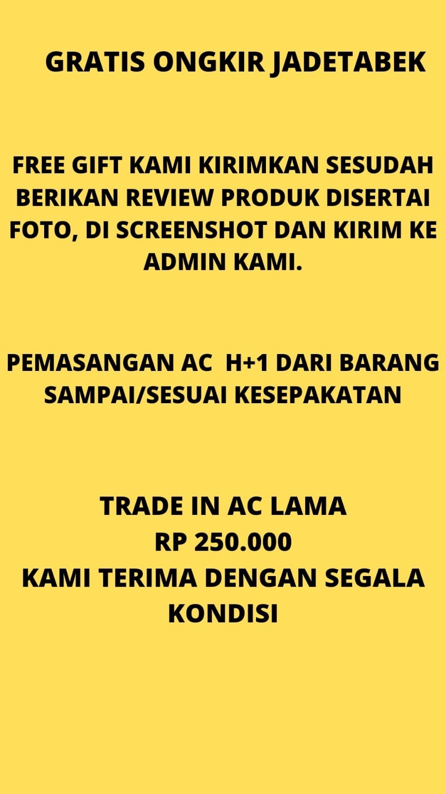 AC SHARP BUKAN TYPE 05 SAY / 05SAY 0.5 PK 1/2 PK 05BEY