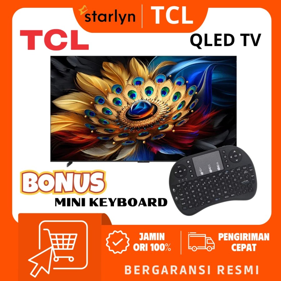 TCL 75C655 QLED PRO 4K UHD Smart Google TV