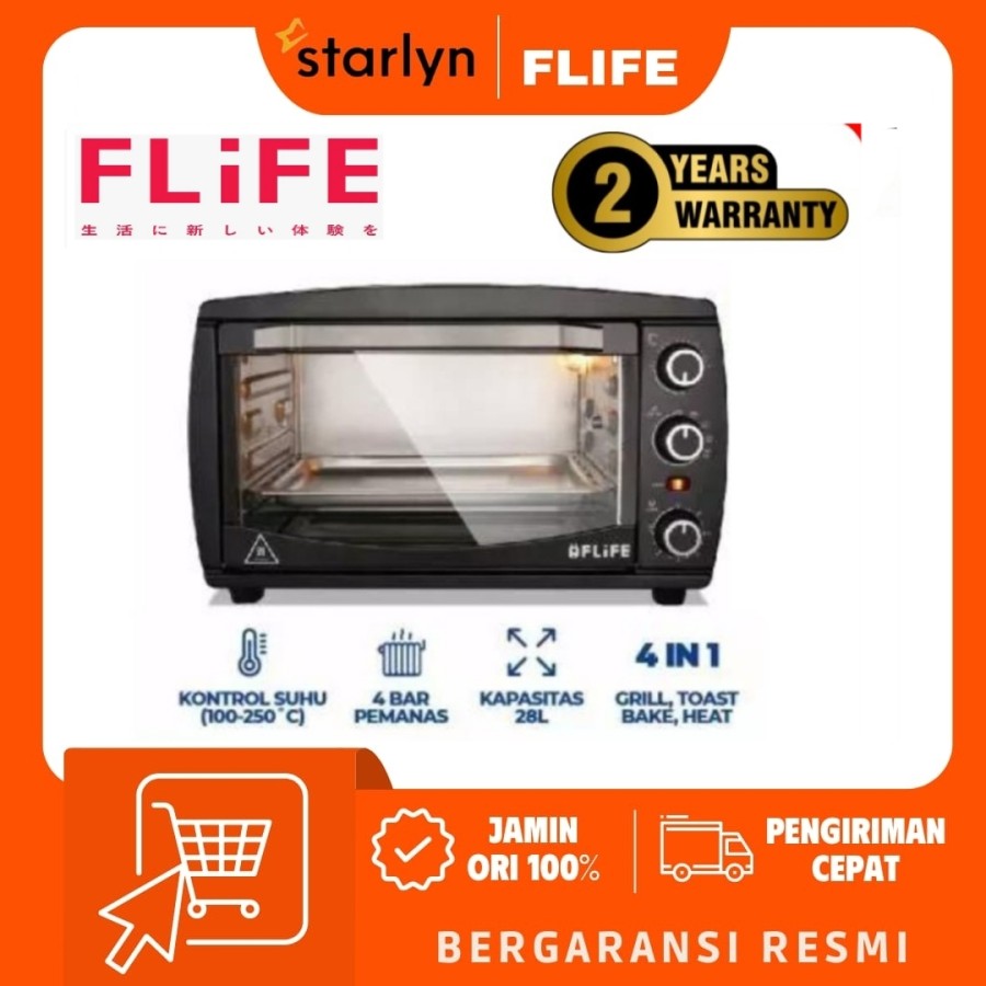 FLiFE Oven Listrik - OV-28HX01 OVEN KAPASITAS 28 LITER
