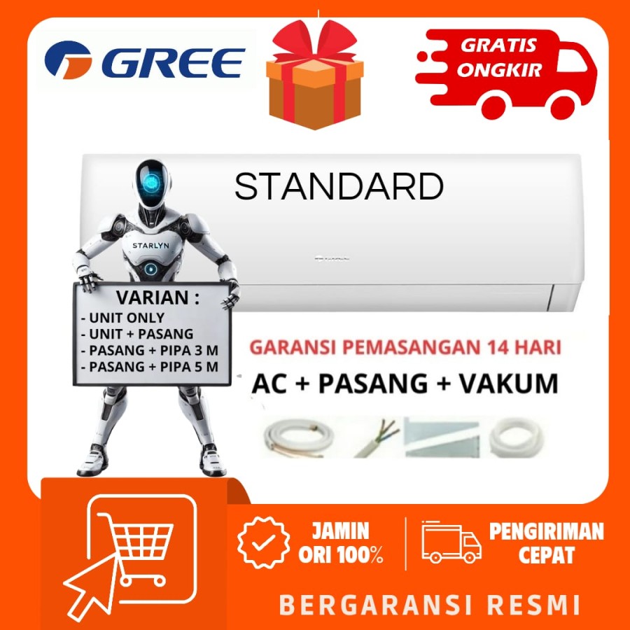 AC GREE 09MOO5S 1 PK GWC-09MOO5S AC Split 1PK GWC09MOO5S