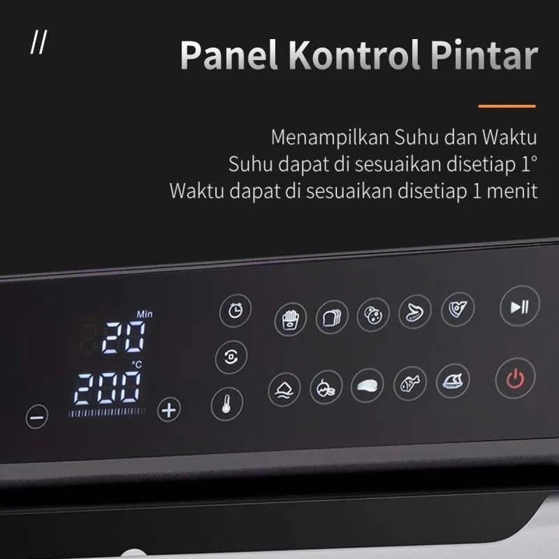 FLIFE Digital Air Oven 20 Liter - Smart control - Model OV-20HX01P