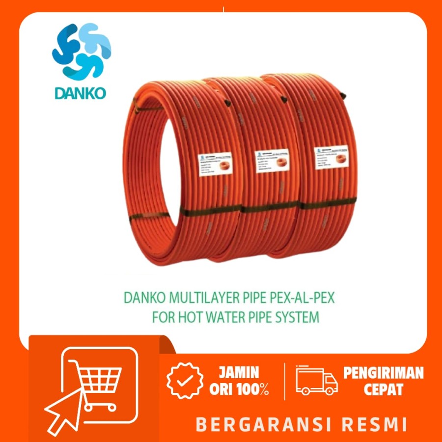 Pipa Air Panas 1/2" Danko Multilayer PEX-AL-PEX Original