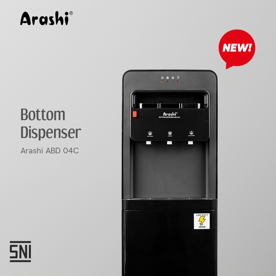 Dispenser Air Galon Bawah Arashi ABD 04C Water Dispeser 3 in 1
