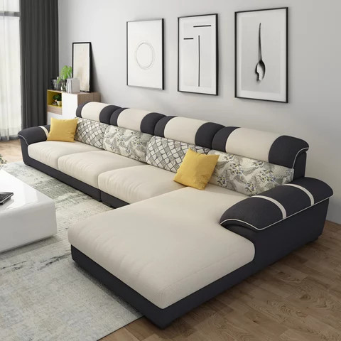 Sofa Minimalis / Sofa Ruang Tamu / Sofa L Shape Premium NCB 3