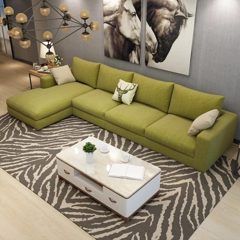 Sofa Minimalis Ruang Keluarga NCB Premium Fabric