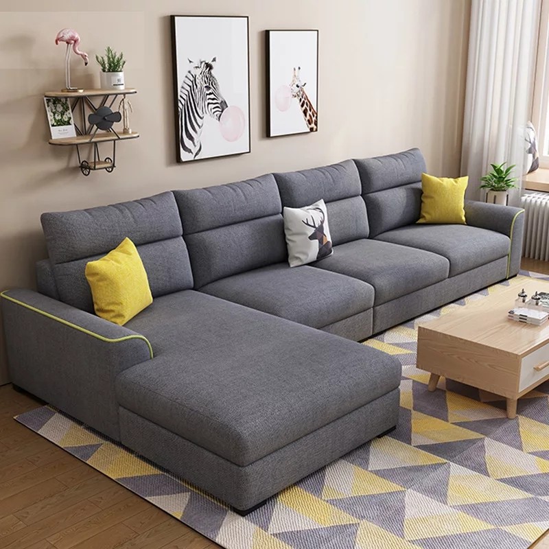 Sofa Minimalis Letter L Premium Grey 280