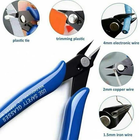 KAMJE Tang Potong Kabel Kawat Tembaga Mini Kecil Wire Cutter Nipper Pliers