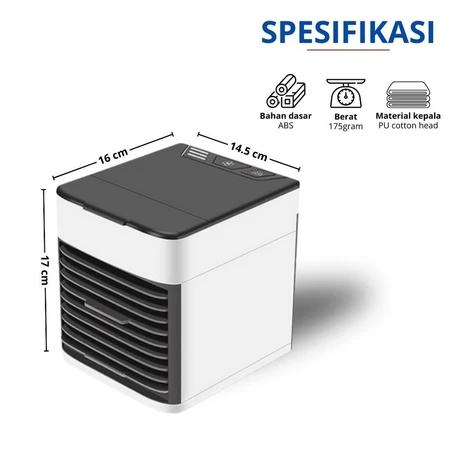 KAMJE Air Cooler Fan AC Mini Portable Kipas Penyejuk Pendingin Ruangan