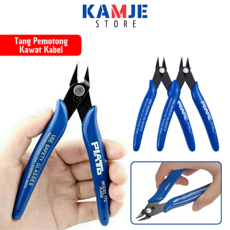 KAMJE Tang Potong Kabel Kawat Tembaga Mini Kecil Wire Cutter Nipper Pliers