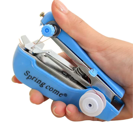 KAMJE Mesin Jahit Portable Mini Tangan Manual