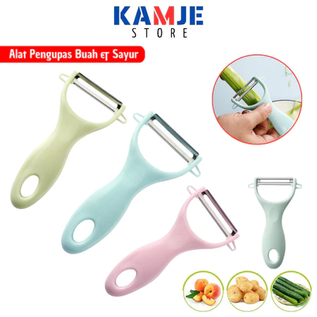 Pisau Pengupas Kulit Buah Sayuran Peeler Parutan Alat Kupas Serbaguna