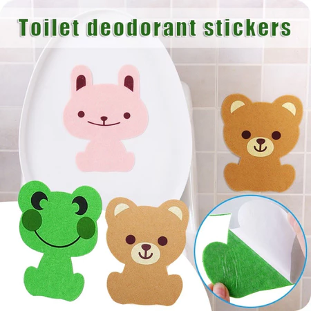KAMJE Stiker Sticker Parfum Pengharum Pewangi Ruangan Toilet Kamar Mandi WC Karakter Anti Air