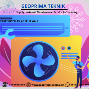 Paket Instalasi AC Split Wall 1,5 PK - 2 PK 5 meter