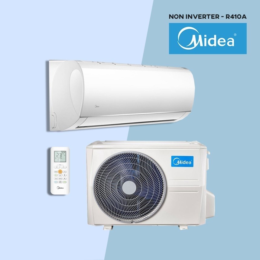 MIDEA 0,5 PK (MSAF-05CRN2) PAKET INSTALASI 5 METER