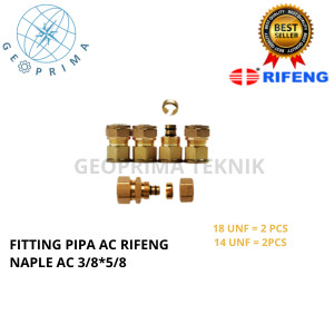 KONECTOR PIPA AC RIFENG KE UNIT AC 2,5 PK - 6 PK