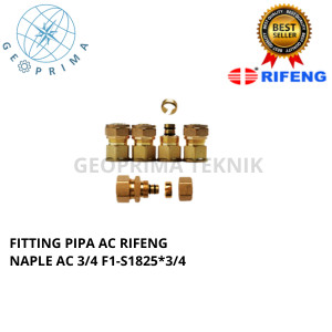 KONECTOR PIPA AC RIFENG KE UNIT AC 3/4 (F1-S1825*3/4)