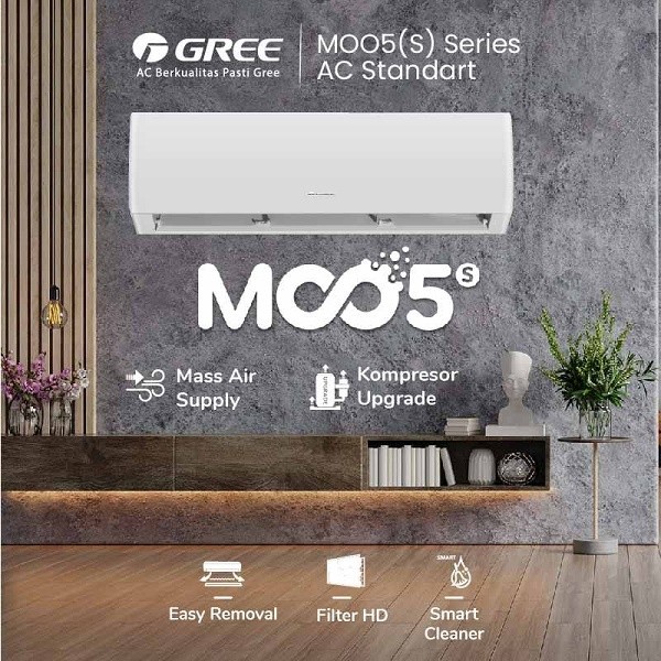 GREE 3/4 PK (GWC-07MOO5S) PAKET INSTALASI 5 METER
