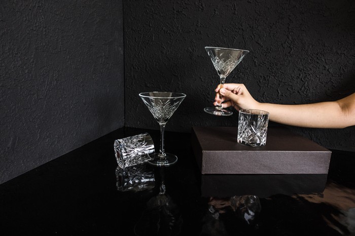 Bond Martini Crystal Glass | Gelas Kristal Minum