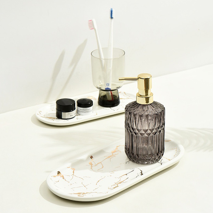 Ella Marble Tray Organizer Decoration