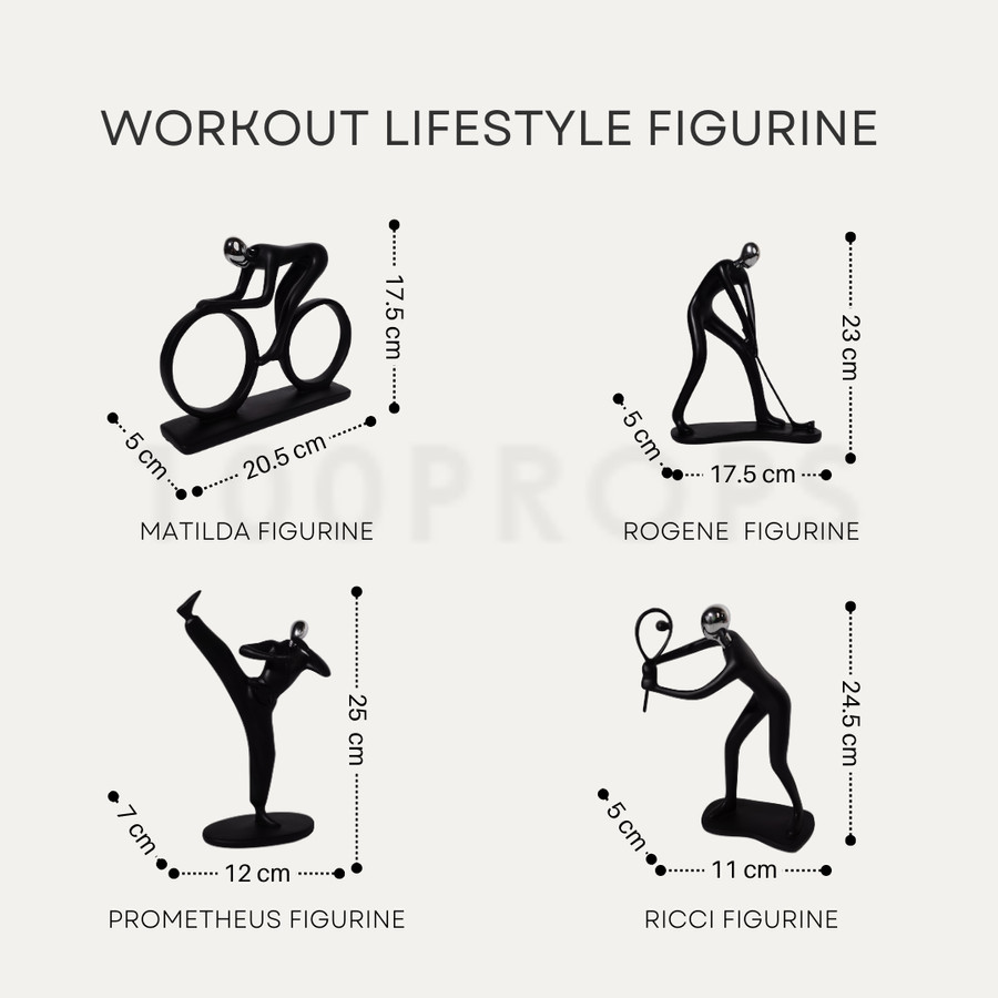 Workout Lifestyle Figurine Decor Accessories - Prometheus