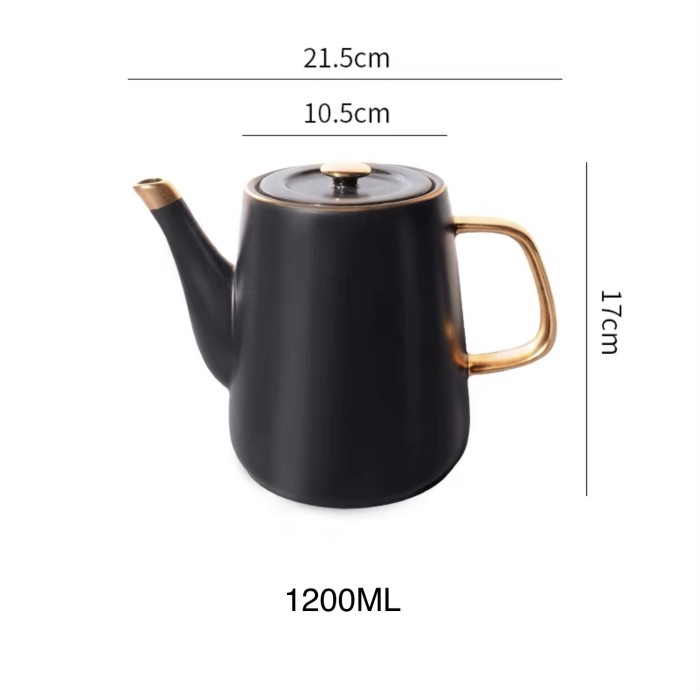 Coffeepot | Tea Pot Keramik | Wajan | Pitcher Keramik | Jug Keramik - Dark Blue