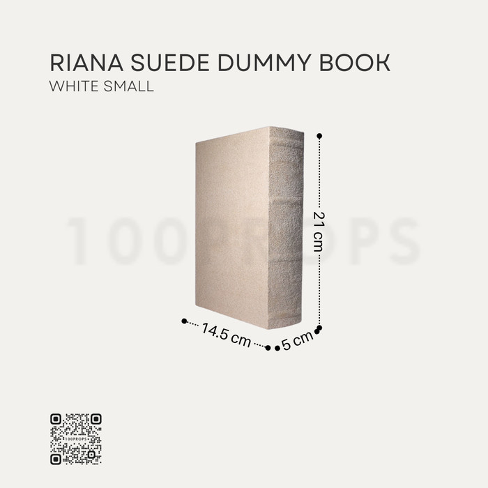 Riana Suede Dummy Book Decor Fabric Decor Home Accessories