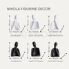 Nikola Figurine Decor | Thinker Statue