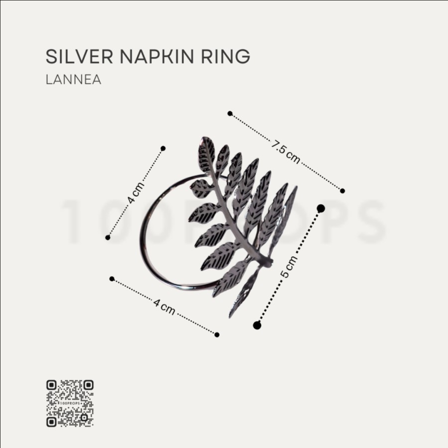Silver Napkin Serviette Ring Tableware Decoration