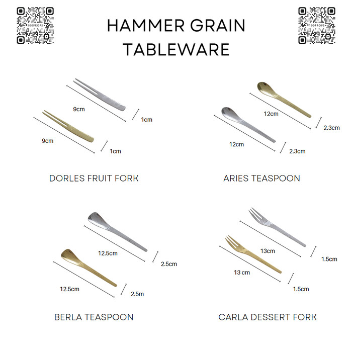 Hammer Grain Tableware 