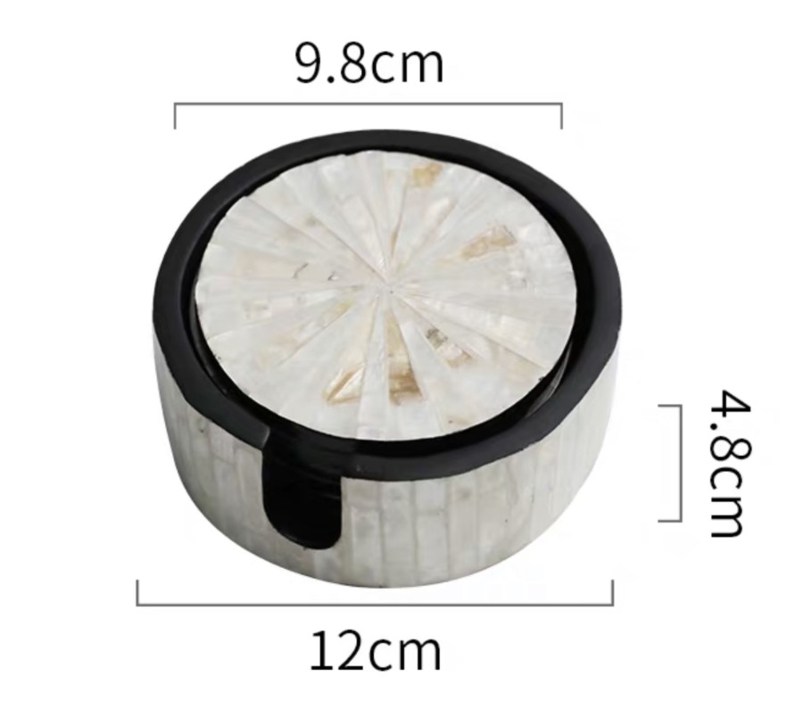 Omari Coaster set 6 pcs | Tatakan Gelas | Alas Gelas | Alas Cangkir