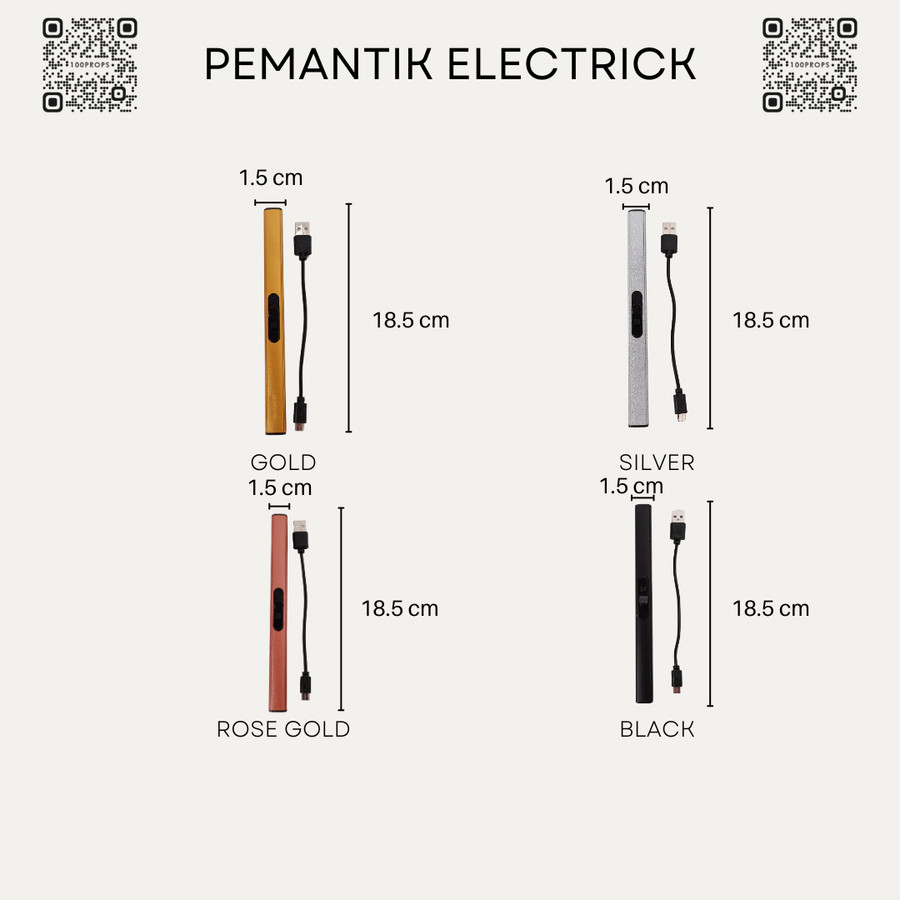 Pemantik Elektrik | Korek Api Listrik Rechargable | Electric Lighter