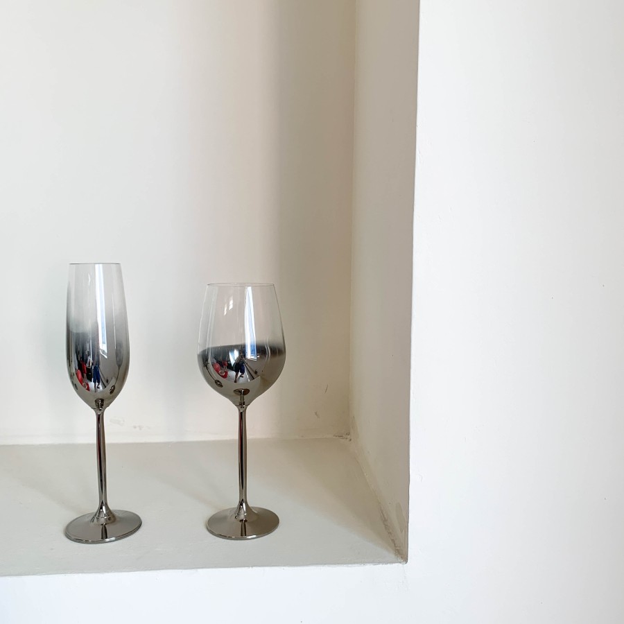 Lyra Champagne Wine Glass | Gelas Wine Import | Gelas Wine Aesthetic - Champagne Glass