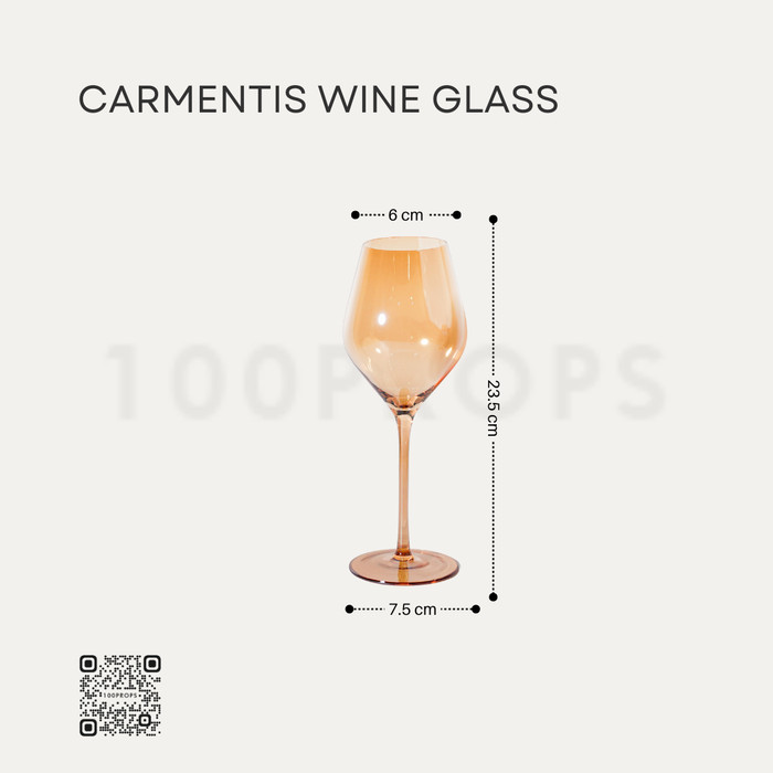 Carmentis Wine Glass | Gold Wine Gelas