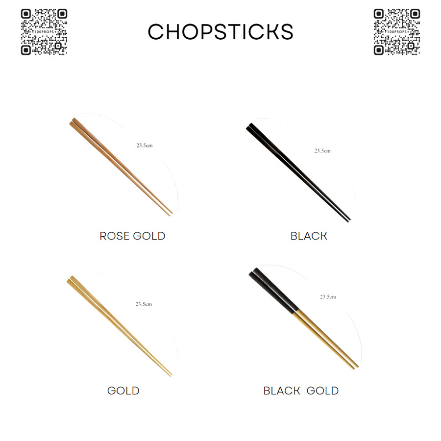 Stainless gold chopsticks/Sumpit emas stainless/Sumpit Mewah