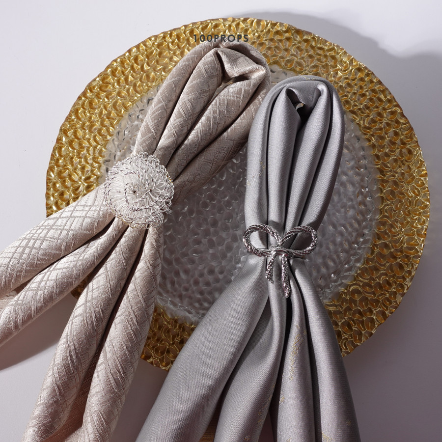Silver Napkin Serviette Ring Tableware Decoration