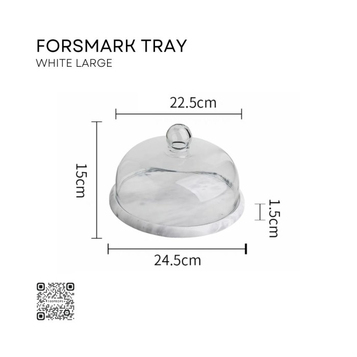 Forsmark Tray Marble Kaca Organizer