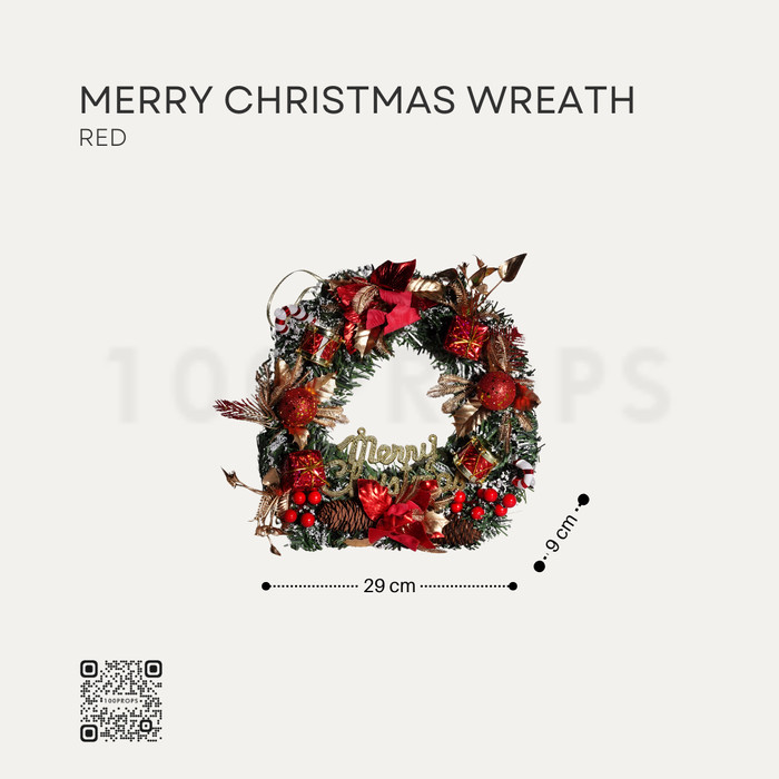 Merry Christmas Wreath Decoration